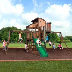 Skyfort Elite Wooden Swing Set - Image 15