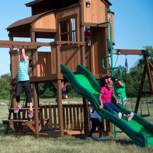Skyfort Elite Wooden Swing Set - Image 17