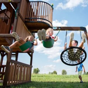 Skyfort Elite Wooden Swing Set - Image 19