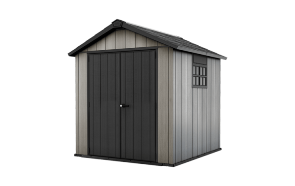 Keter Oakland 7.5×7 Storage Shed Grey