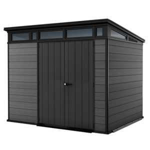 Keter Cortina 9×7 Storage Shed – Graphite