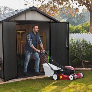 Keter Oakland 7.5×7 Storage Shed Grey - Image 3