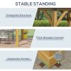 10x12 Hardtop Gazebo with Wooden Frame Permanent Metal Roof Gazebo Canopy - Image 3