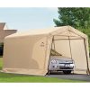 ShelterLogic Storage Shed Peak Style Roof Instant Steel Metal Frame