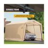 ShelterLogic Storage Shed Peak Style Roof Instant Steel Metal Frame - Image 5