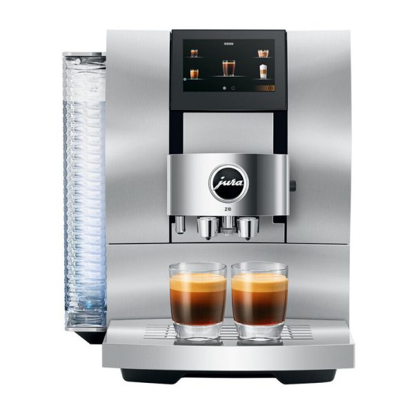 Jura Z10 Automatic Coffee Machine for Hot and Cold Coffee Aluminum White
