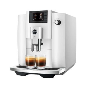 Jura E6 Automatic Espresso Machine with Easy Cappuccino Function White - Image 6