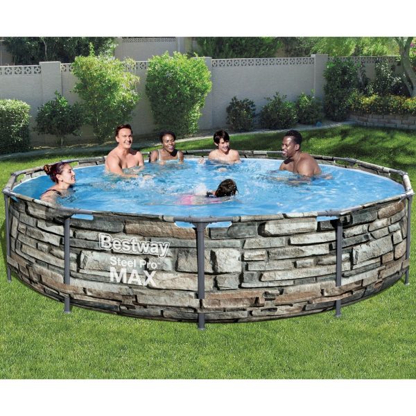 Bestway  12' x 30" Steel Pro Max Round Above Ground Swimming Pool - Image 5