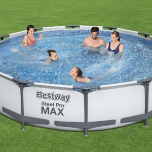 Bestway Steel Pro 12ft x 30in Frame Above Ground Pool Set with Pump - Image 5