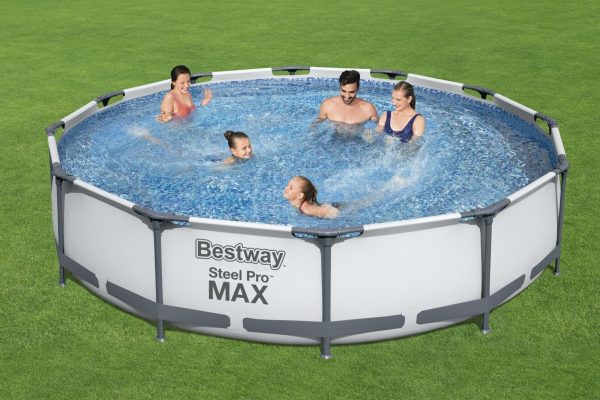 Bestway Steel Pro 12ft x 30in Frame Above Ground Pool Set with Pump - Image 5