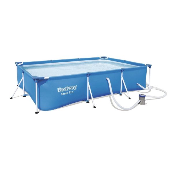 Bestway Steel Pro 118 x 79 x 26" Frame Above Ground Pool Set - Image 5