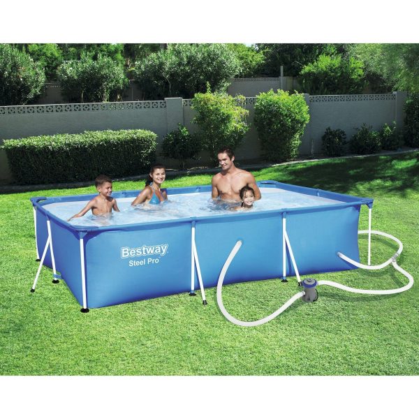 Bestway Steel Pro 118 x 79 x 26" Frame Above Ground Pool Set - Image 4