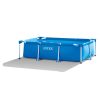 Intex 8.5ft x 26in Rectangular Frame Above Ground Backyard Swimming Pool