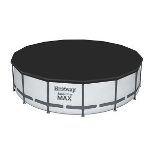 Bestway Steel Pro MAX 15'x48" Round Above Ground Swimming Pool with Pump & Cover - Image 6