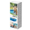 Intex 8.5ft x 26in Rectangular Frame Above Ground Backyard Swimming Pool - Image 2