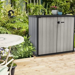 KETER Patio Store 4.6 x 2.5 Foot Resin Outdoor Storage Shed - Image 5