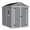Keter Manor DD 6 X 8 Foot All Weather Outdoor Tool Storage Shed