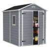 Keter Manor DD 6 X 8 Foot All Weather Outdoor Tool Storage Shed - Image 6