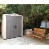 Keter Factor Storage Shed Large Resin Steel Outdoor Backyard - Image 6