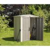 Keter Factor Storage Shed Large Resin Steel Outdoor Backyard - Image 5