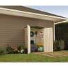 Rubbermaid Storage Shed 5 x 2ft Resin Plastic Sandstone Outdoor - Image 5