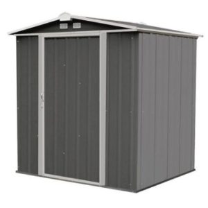 Arrow Sheds Ezze Shed  6 ft. x 5 ft. x 6 ft. Charcoal Cream Trim