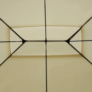 13' x 10' Patio Gazebo Outdoor Canopy Shelter Vented Roof Curtains - Image 3