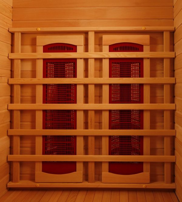 HeatWave Coronado 2-Person Hemlock Infrared Sauna with 5 Ceramic Heaters - Image 2