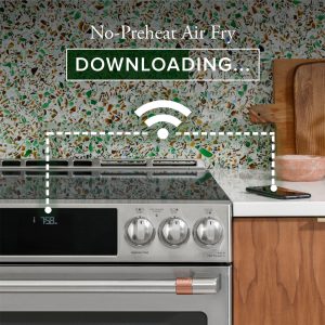 Cafe 30" Slide-In Front Control Induction Double Oven Range - Stainless Steel with Brushed Stainless Steel Handles and Knobs - Image 16