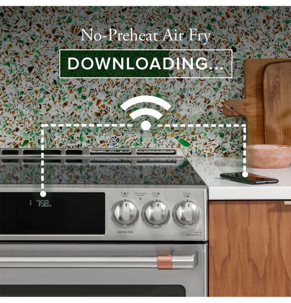 Cafe 30" Slide-In Front Control Induction Double Oven Range - Stainless Steel with Brushed Stainless Steel Handles and Knobs - Image 16