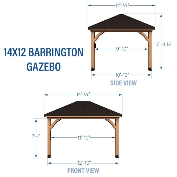 Barrington Gazebo 14×12 - Image 11