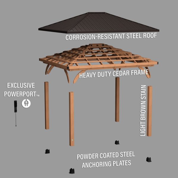 Barrington Gazebo 14×12 - Image 12