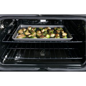 Cafe 30" Slide-In Front Control Induction Double Oven Range - Stainless Steel with Brushed Stainless Steel Handles and Knobs - Image 17