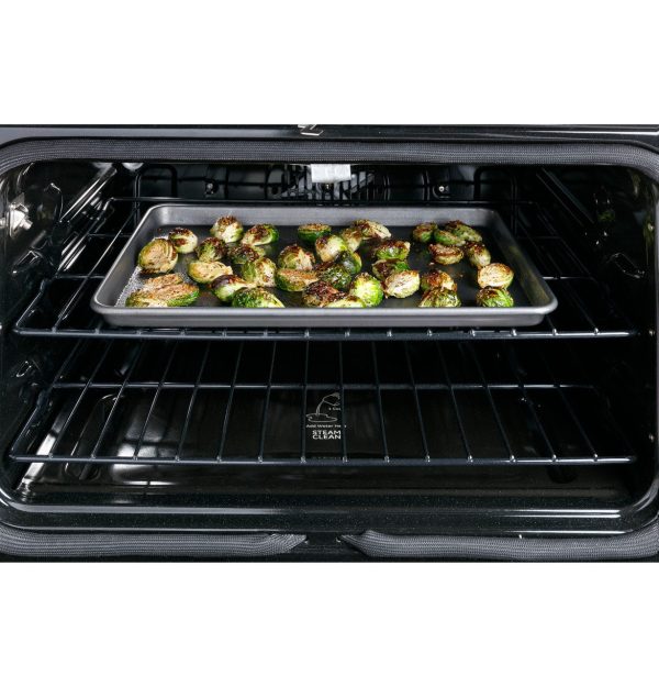 Cafe 30" Slide-In Front Control Induction Double Oven Range - Stainless Steel with Brushed Stainless Steel Handles and Knobs - Image 17