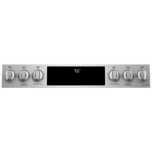 Cafe 30" Slide-In Gas Range with Double Oven and Front Controls - Stainless Steel with Brushed Stainless Steel Handles and Knobs - Image 5