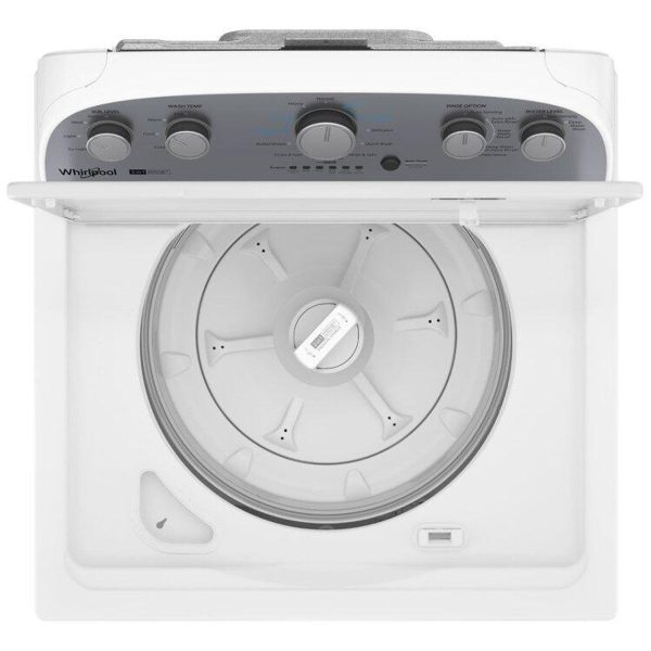 Whirlpool 28" Top Load Washer 3.9 cu. ft. with Removable Agitator and 12 Wash Cycles - White - Image 2