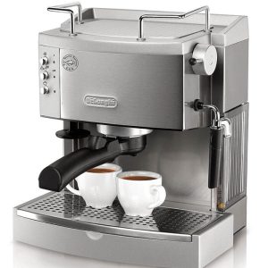 De’Longhi – Espresso Machine with 15 bars of pressure, Milk Frother and removable water tank – Stainless Steel – - Image 3