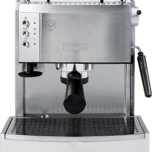 De’Longhi – Espresso Machine with 15 bars of pressure, Milk Frother and removable water tank – Stainless Steel – - Image 2