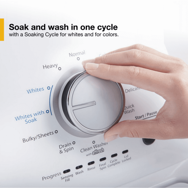3.8 Cu. ft. 28" Top Load Washer with Soaking Cycles, 12 Cycles - Image 5
