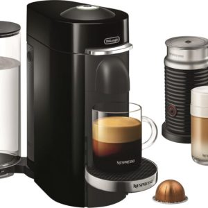 De’Longhi – Nespresso Vertuo Plus Deluxe Coffee and Espresso Maker by De’Longhi, Piano Black