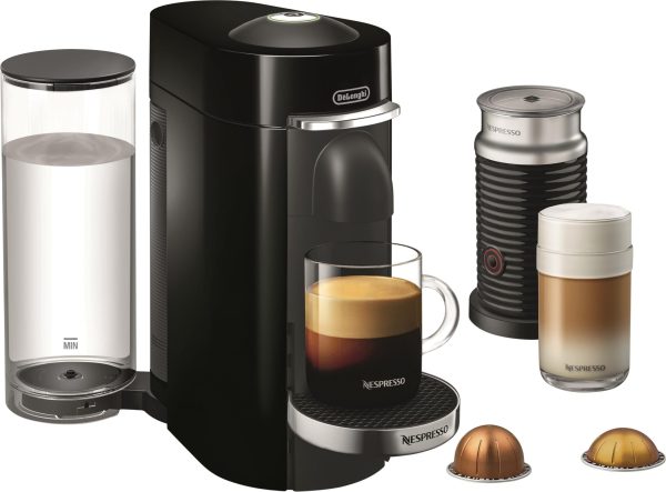 De’Longhi – Nespresso Vertuo Plus Deluxe Coffee and Espresso Maker by De’Longhi, Piano Black - Image 2