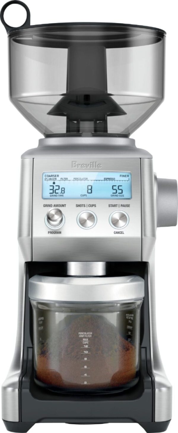 Breville – the Smart Grinder Pro 12-Cup Coffee Grinder – Stainless Steel – - Image 3