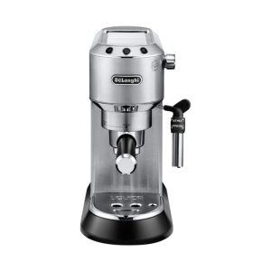 De’Longhi – DEDICA Espresso Machine with 15 bars of pressure and Milk Frother – Metal –
