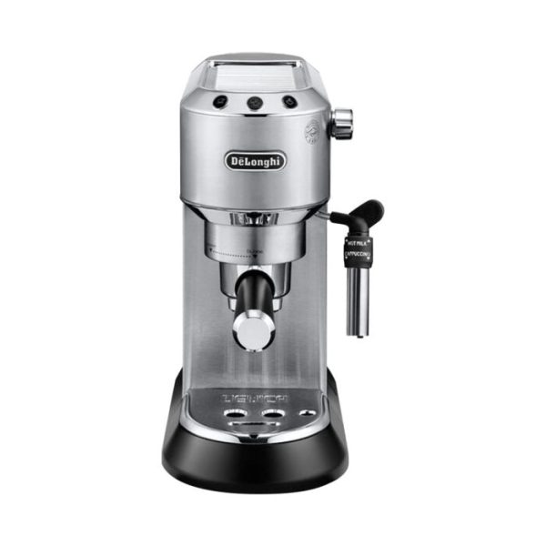 De’Longhi – DEDICA Espresso Machine with 15 bars of pressure and Milk Frother – Metal –