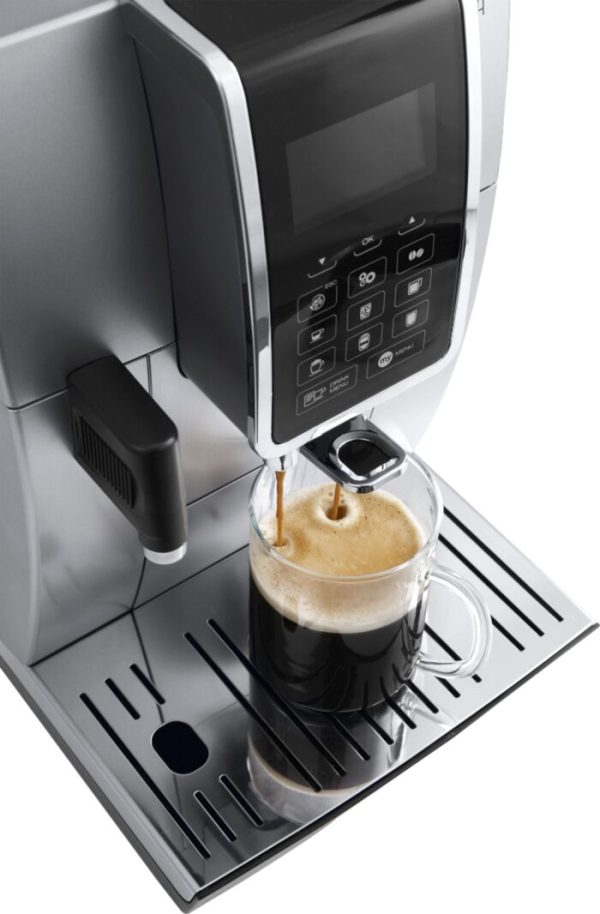 De’Longhi – Dinamica Espresso Machine with 15 bars of pressure and LatteCrema Fully Automatic Milk Frother – Silver – - Image 3