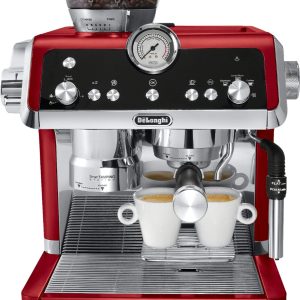 De’Longhi – La Specialista Prestigio Espresso Machine with Active Temperature Control and Dual Heating System – Red – - Image 2