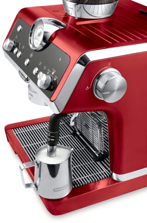 De’Longhi – La Specialista Prestigio Espresso Machine with Active Temperature Control and Dual Heating System – Red – - Image 4