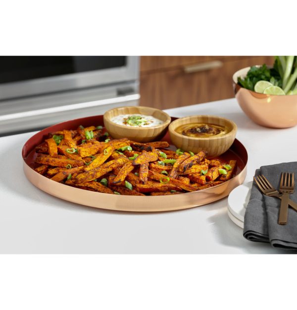 Cafe 30" Slide-In Front Control Induction Double Oven Range - Stainless Steel with Brushed Stainless Steel Handles and Knobs - Image 10