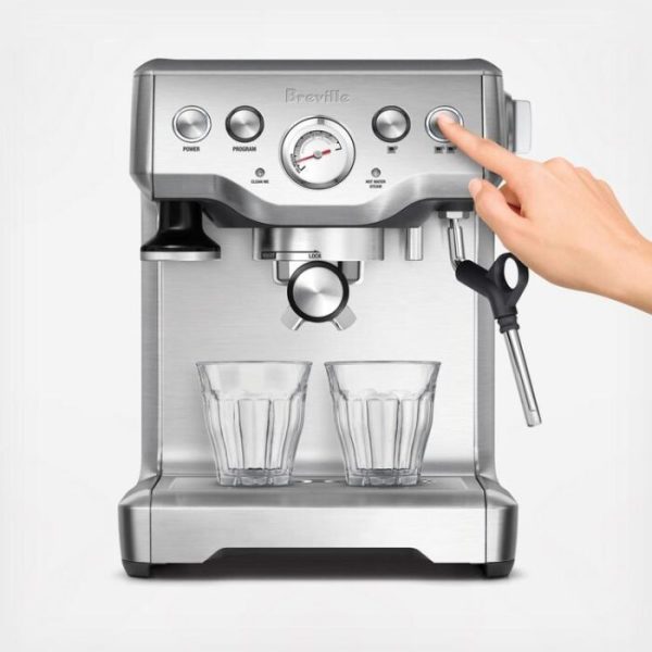 Breville – the Infuser Manual Espresso Machine with 15 bars of pressure, Milk Frother and Water filtration – Silver – - Image 3