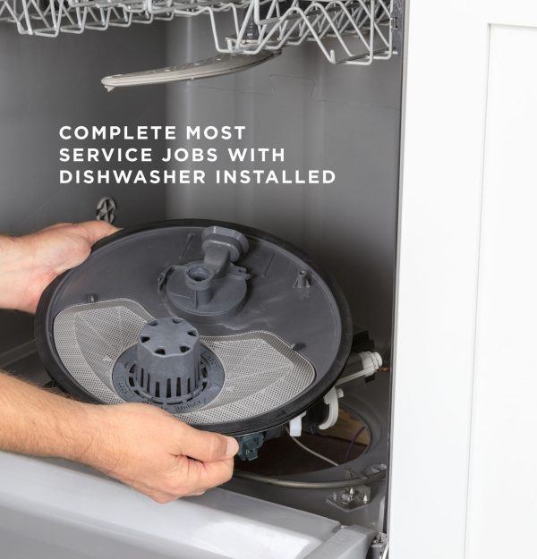 GE 24" Front Control Dishwasher with Steam Sanitize and 4 Wash Cycles - 55 dBa - Stainless Steel - Image 11
